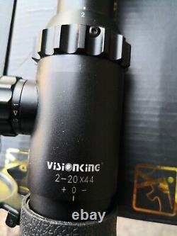 Visionking 2-20x44 Rifle Scope, High Shock Resistant 3000G Riflescope, In UK