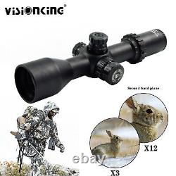 Visionking 3-12x42 FFP Rifle Scope Mil dot Shooting Sight Hunting 30mm Tube