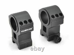 Visionking 3-30x56 Side Focus Mil-dot Tactical Rifle Scope Sight Mount Rings