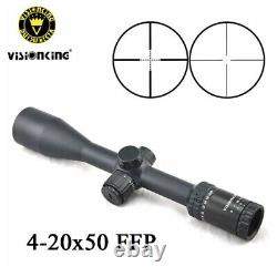 Visionking 4-20x50 Rifle Scope First Focal Plane Tactical Sight. 308.338 3006