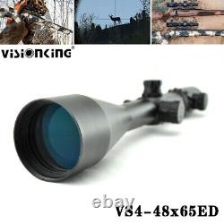 Visionking 4-48x65 ED Rifle Scope Illuminated Special Reticle Tactical Sight 35