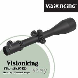 Visionking 4-48x65 ED Rifle Scope Illuminated Special Reticle Tactical Sight 35