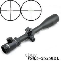 Visionking 8.5-25x50 Side Focus Mil dot Rifle scope Long Range 30mm 308 hunting