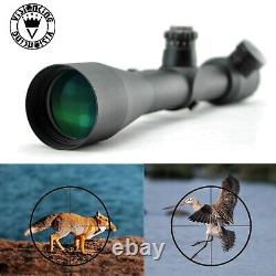 Visionking VS6x42 Bl ack Outdoor Rifle scope Hunting 30 mm Mil Dot Reticle