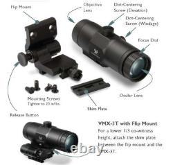 Vortex Optics VMX-3T Magnifier for use with Vortex Red Dot sights