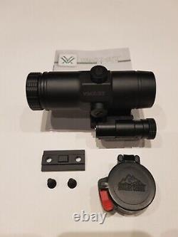 Vortex VMX3T Magnifier with Flip Mount Matte Black