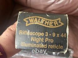 Walther 3-9 X 44 Night Pro Riflescope Illuminated Reticle