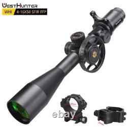 WestHunter WHI 4-16x50 SFIR FFP Scope Side Focus Lockable Sights Illuminated