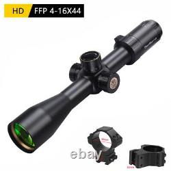 Westhunter HD 4-16x44 FFP Scopes Side Focus Etched Glass Reticle Optical Sights